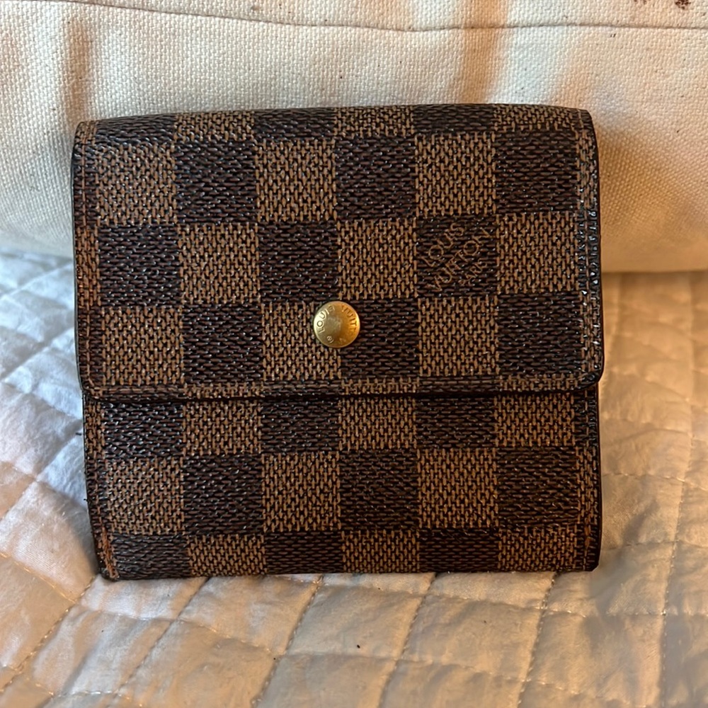 Louis Vuitton Elise Damier Ebene Wallet Compact